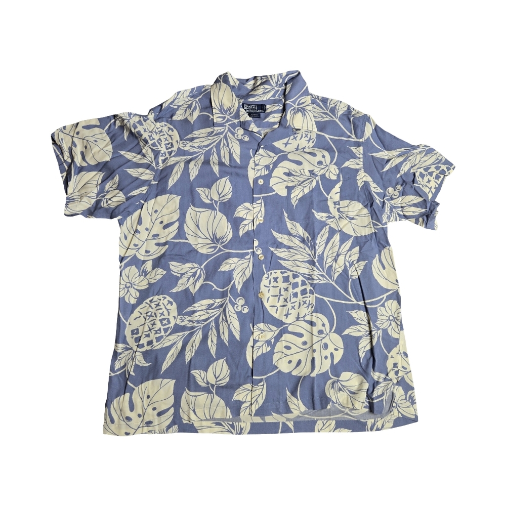 Vintage Polo Ralph Lauren ADAMS Men’s Hawaiian Shirt Size: XXL